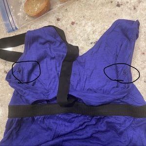 COPY - UO Blue & Black Space-Dye Backless Tulip M…